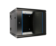 ExtraLink Wisząca 19" 9U 600x600mm dwusekcyjna (czarna) - 489357 - zdjęcie 2